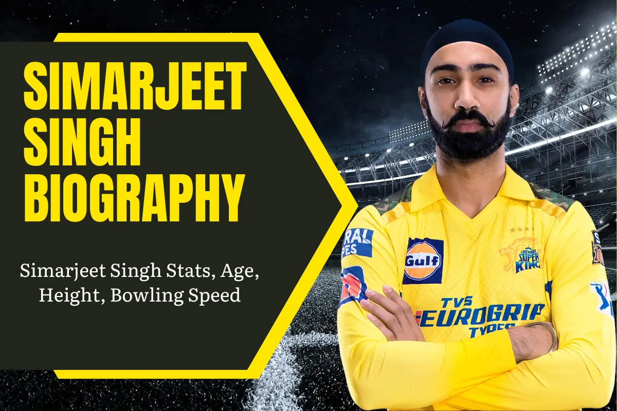 Simarjeet Singh Stats Age Height Bowling Speed